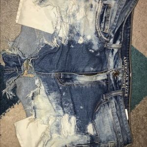 American eagle jean shorts